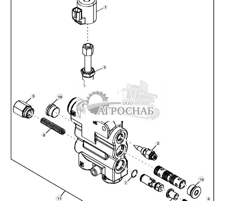 Компоненты клапана гидравлической системы самовыравнивания - ST1823 196.jpg